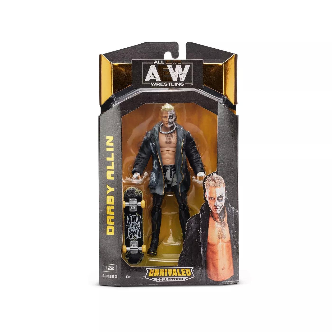AEW Jazwares Unrivaled Collection 3 #22 Darby Allin Action & Toy Figures PWcatalog