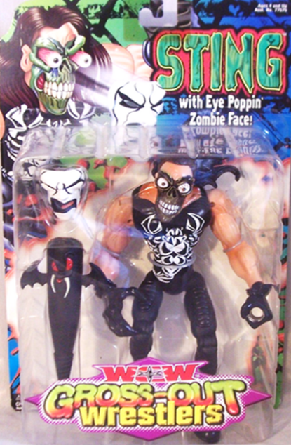 WCW Toy Biz Gross-Out Wrestlers Sting Action & Toy Figures PWcatalog