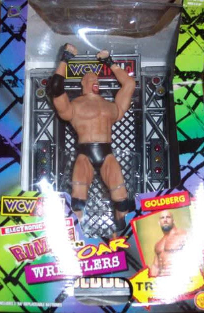 WCW Toy Biz Rumble 'N' Roar Wrestlers Goldberg Action & Toy Figures PWcatalog