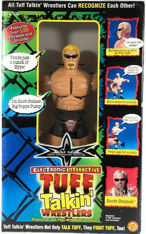WCW Toy Biz Tuff Talkin' Wrestlers Scott Steiner Action & Toy Figures PWcatalog