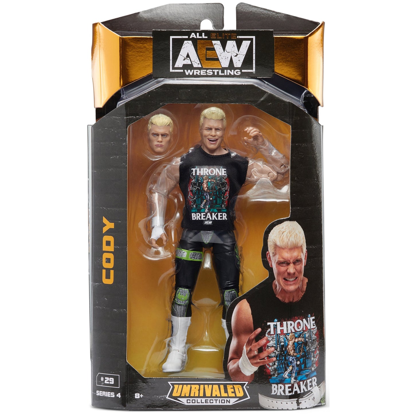 AEW Jazwares Unrivaled Collection 4 #29 Cody Action & Toy Figures PWcatalog