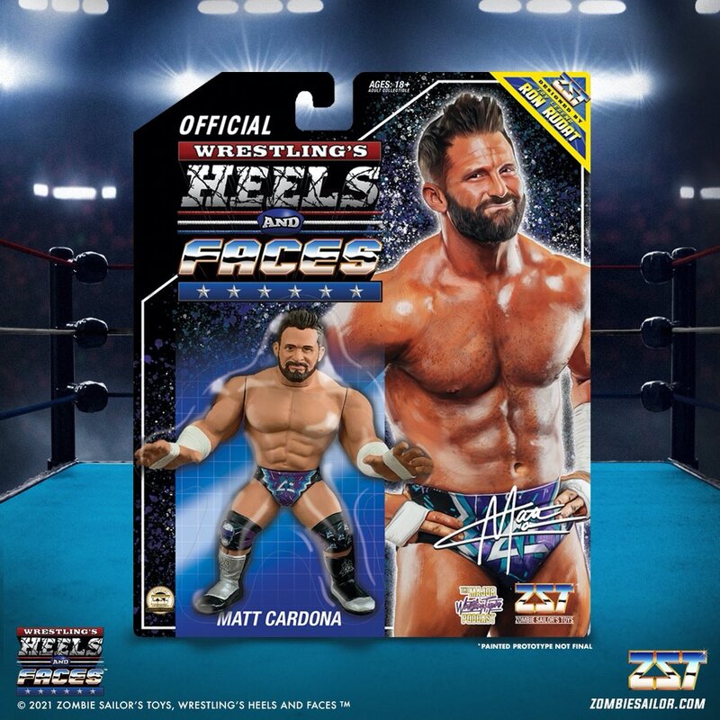 Zombie Sailor's Toys Wrestling's Heels & Faces 1 Matt Cardona Action & Toy Figures PWcatalog