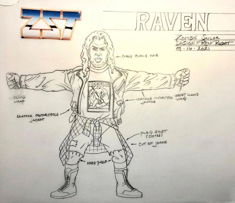 Zombie Sailor's Toys Wrestling's Heels & Faces 2 Raven Action & Toy Figures PWcatalog