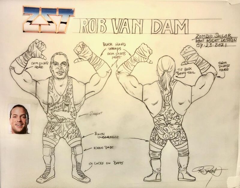 Zombie Sailor's Toys Wrestling's Heels & Faces Rob Van Dam Action & Toy Figures PWcatalog