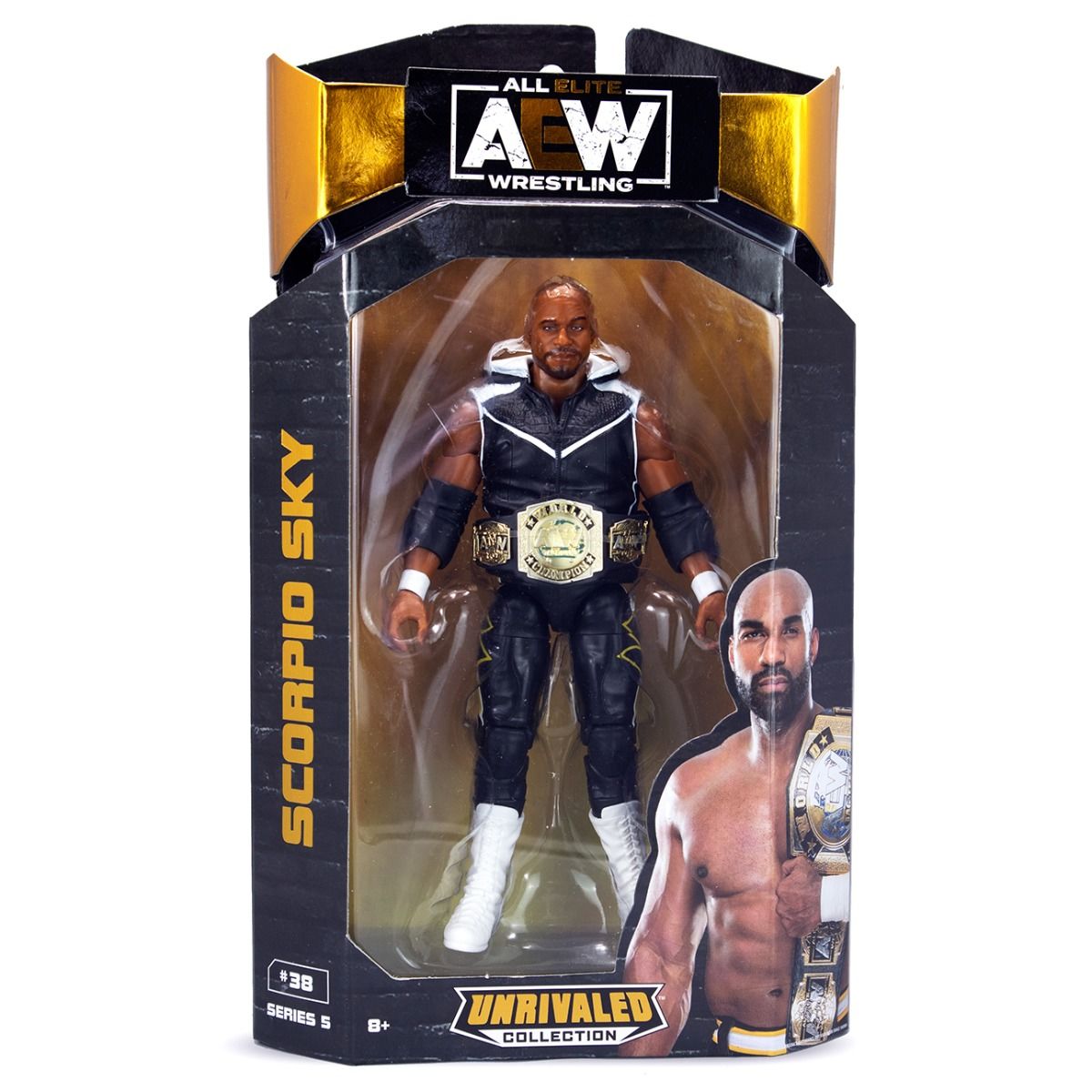 AEW Jazwares Unrivaled Collection 5 #38 Scorpio Sky Action & Toy Figures PWcatalog