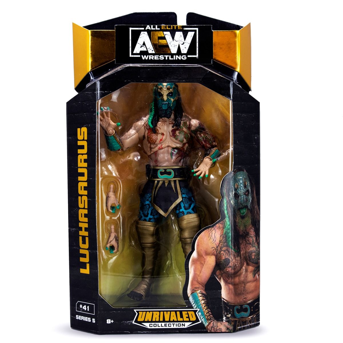 AEW Jazwares Unrivaled Collection 5 #41 Luchasaurus Action & Toy Figures PWcatalog