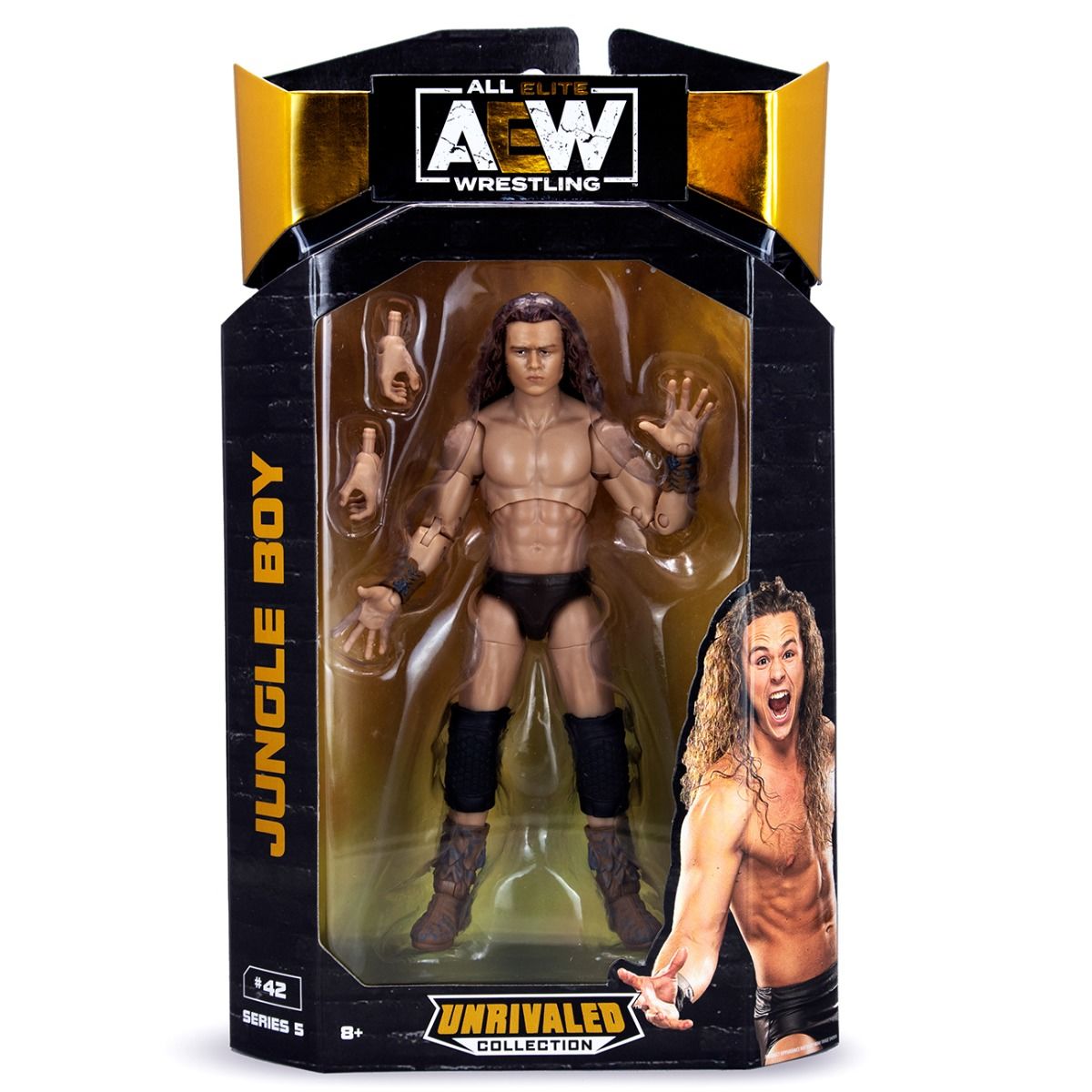 AEW Jazwares Unrivaled Collection 5 #42 Jungle Boy Action & Toy Figures PWcatalog