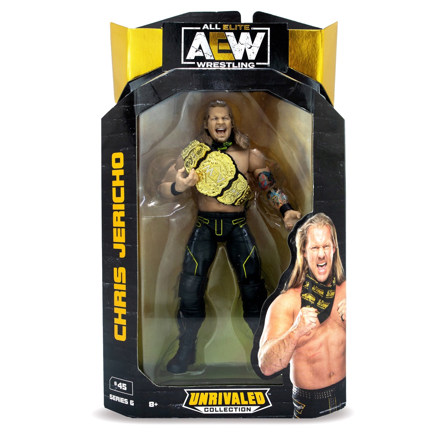 AEW Jazwares Unrivaled Collection 6 #45 Chris Jericho Action & Toy Figures PWcatalog