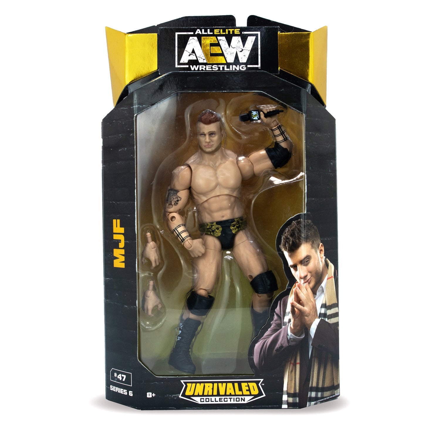 AEW Jazwares Unrivaled Collection 6 #47 MJF Action & Toy Figures PWcatalog
