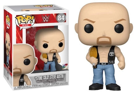WWE Funko POP! Vinyls 84 "Stone Cold" Steve Austin Action & Toy Figures PWcatalog
