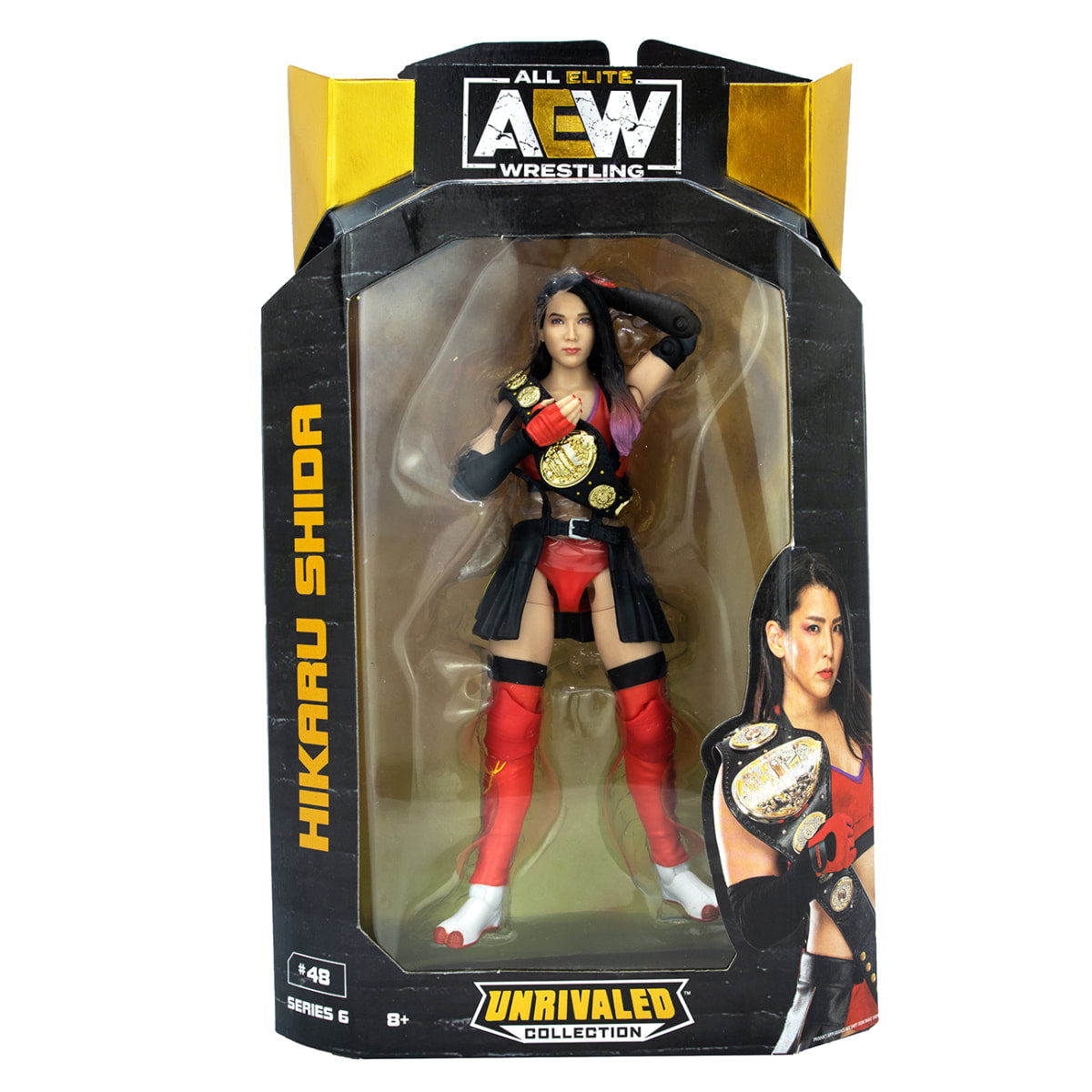AEW Jazwares Unrivaled Collection 6 #48 Hikaru Shida Action & Toy Figures PWcatalog