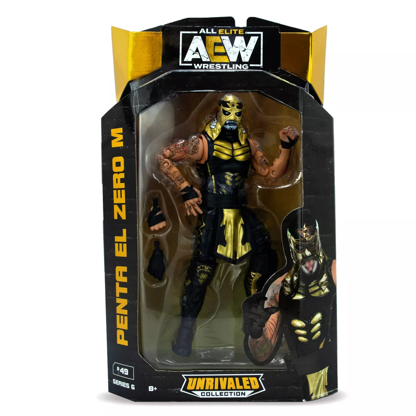 AEW Jazwares Unrivaled Collection 6 #49 Penta el Zero M Action & Toy Figures PWcatalog