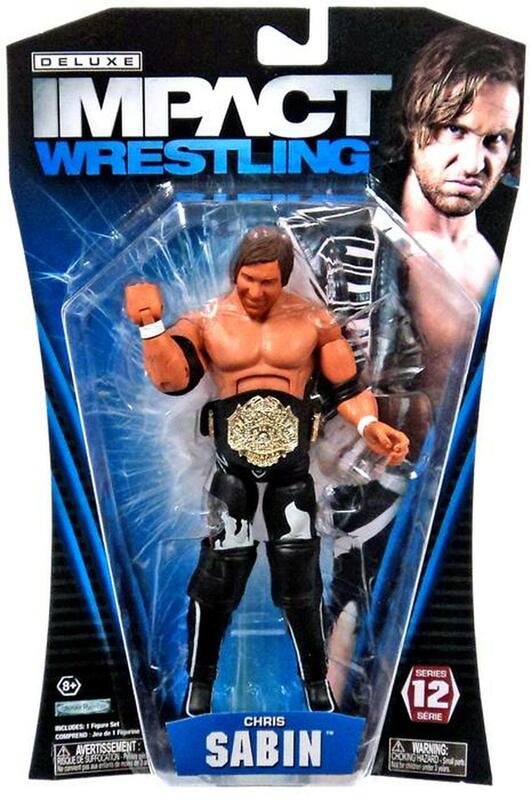 TNA/Impact Wrestling Jakks Pacific Deluxe Impact! 12 Chris Sabin Action & Toy Figures PWcatalog