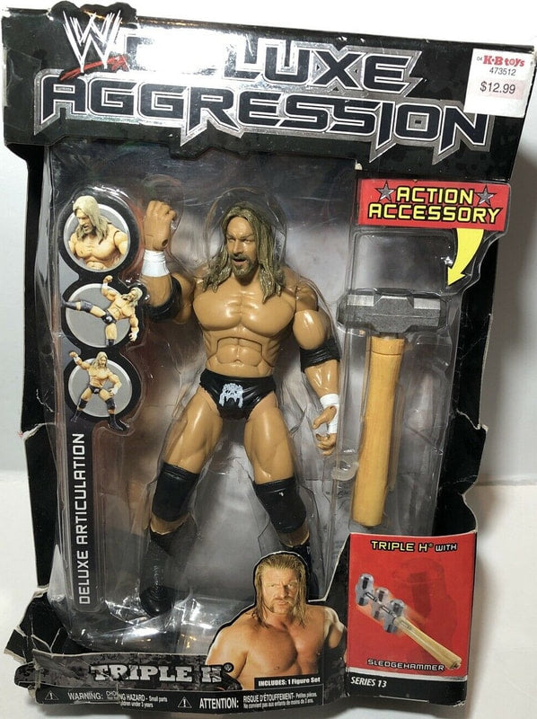 WWE Jakks Pacific Deluxe Aggression 13 Triple H Action & Toy Figures PWcatalog