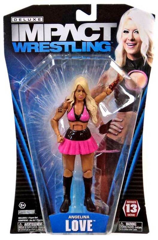 TNA/Impact Wrestling Jakks Pacific Deluxe Impact! 13 Angelina Love Action & Toy Figures PWcatalog