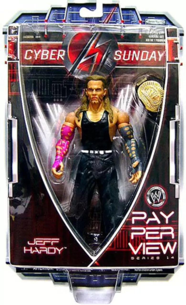 WWE Jakks Pacific Pay Per View 14 Jeff Hardy Action & Toy Figures PWcatalog