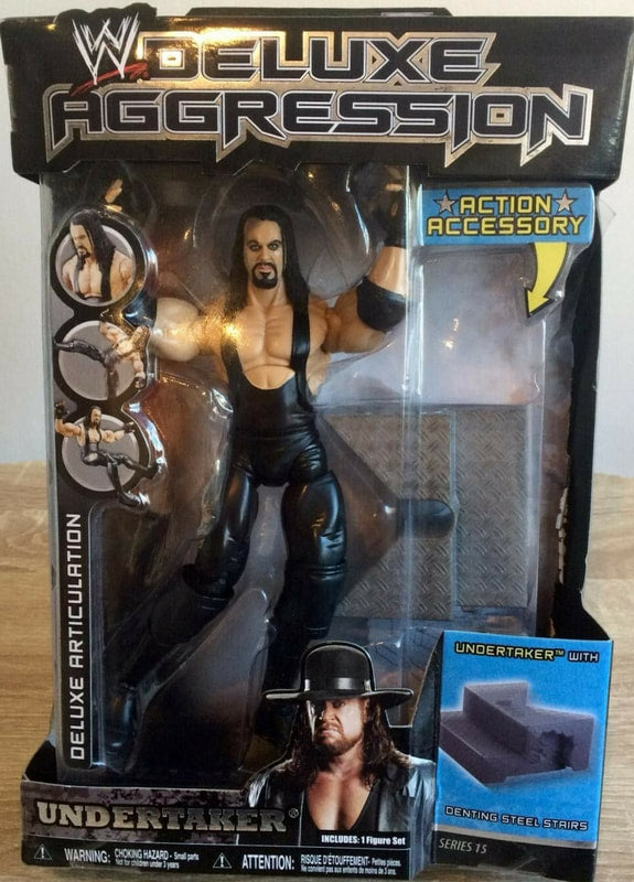 WWE Jakks Pacific Deluxe Aggression 15 Undertaker Action & Toy Figures PWcatalog