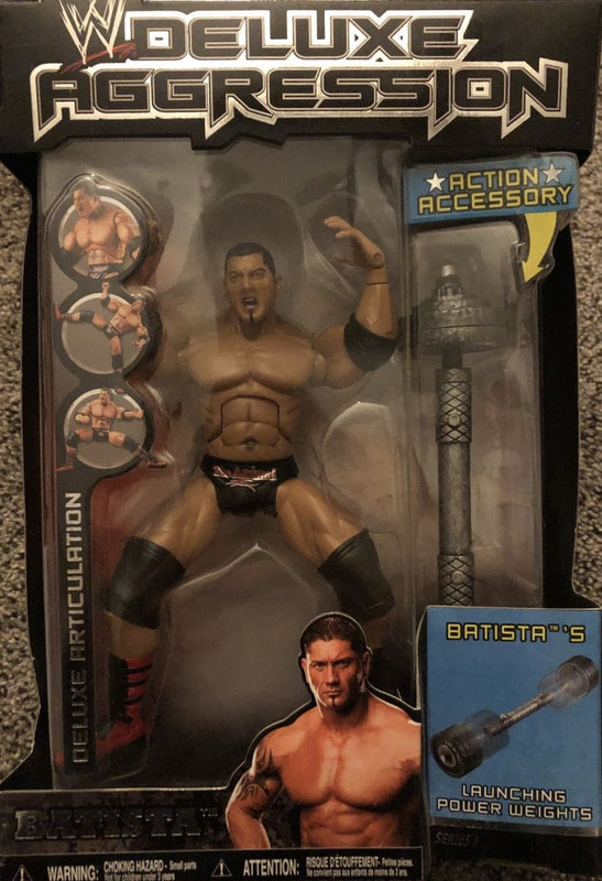 WWE Jakks Pacific Deluxe Aggression 3 Batista Action & Toy Figures PWcatalog