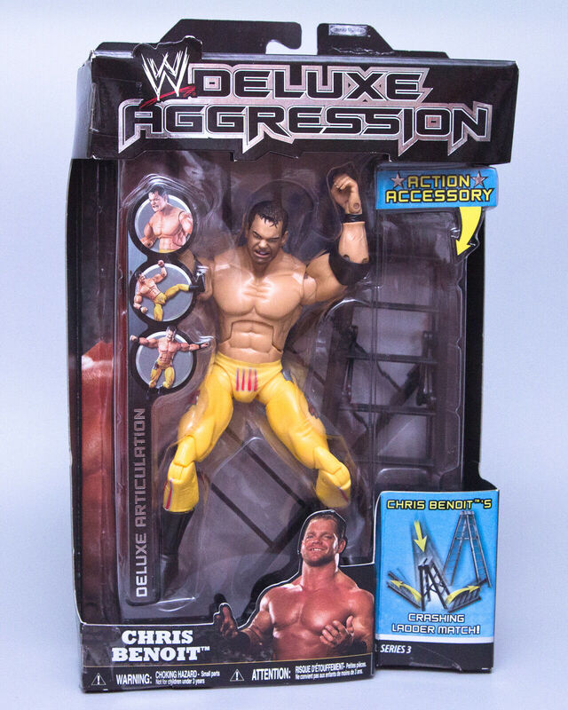 WWE Jakks Pacific Deluxe Aggression 3 Chris Benoit Action & Toy Figures PWcatalog