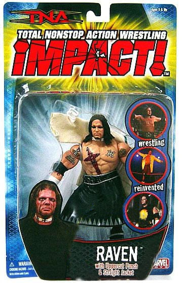 TNA/Impact Wrestling Marvel Toys TNA Wrestling Impact! 3 Raven Action & Toy Figures PWcatalog