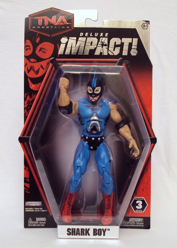 TNA/Impact Wrestling Jakks Pacific Deluxe Impact! 3 Shark Boy Action & Toy Figures PWcatalog