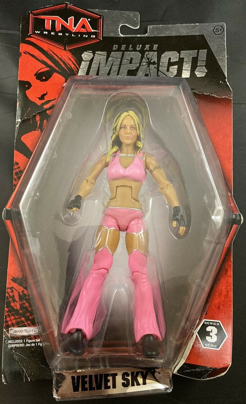 TNA/Impact Wrestling Jakks Pacific Deluxe Impact! 3 Velvet Sky Action & Toy Figures PWcatalog