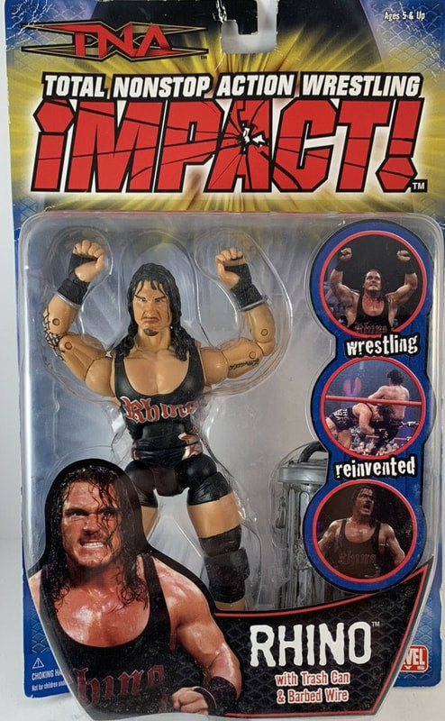 TNA/Impact Wrestling Marvel Toys TNA Wrestling Impact! 4 Rhino Action & Toy Figures PWcatalog