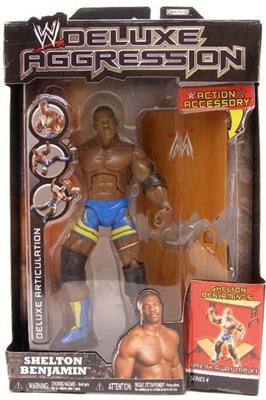 WWE Jakks Pacific Deluxe Aggression 4 Shelton Benjamin Action & Toy Figures PWcatalog