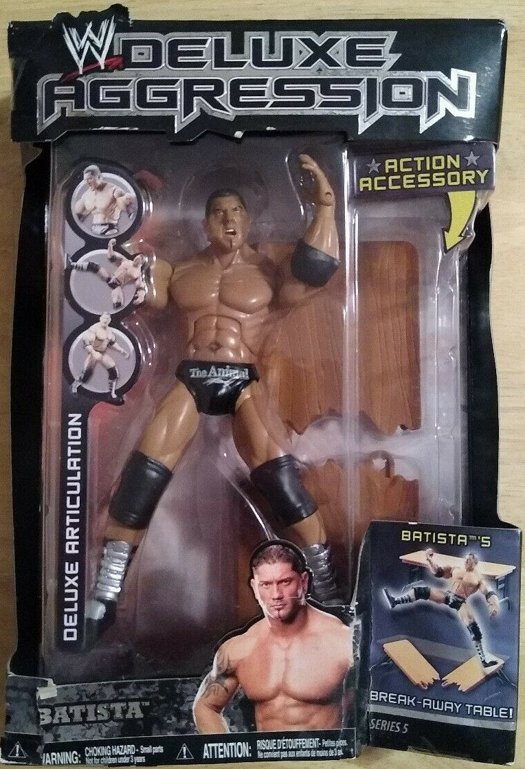 WWE Jakks Pacific Deluxe Aggression 5 Batista Action & Toy Figures PWcatalog