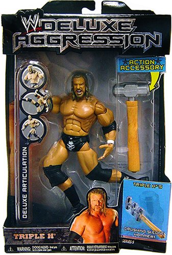 WWE Jakks Pacific Deluxe Aggression 5 Triple H Action & Toy Figures PWcatalog