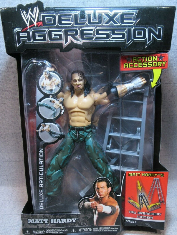 WWE Jakks Pacific Deluxe Aggression 5 Matt Hardy Action & Toy Figures PWcatalog
