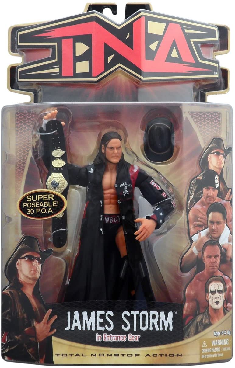 TNA/Impact Wrestling Marvel Toys TNA Wrestling Impact! 5 James Storm Action & Toy Figures PWcatalog