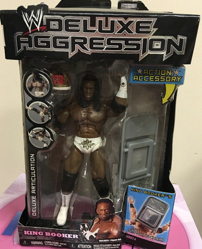 WWE Jakks Pacific Deluxe Aggression 6 King Booker Action & Toy Figures PWcatalog