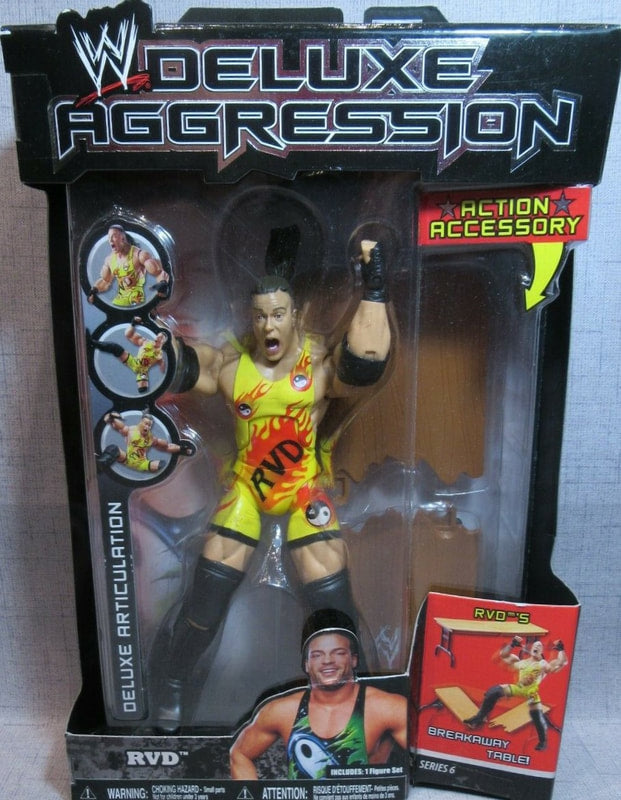 WWE Jakks Pacific Deluxe Aggression 6 RVD Action & Toy Figures PWcatalog