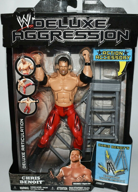 WWE Jakks Pacific Deluxe Aggression 7 Chris Benoit Action & Toy Figures PWcatalog