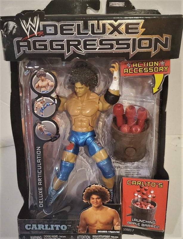 WWE Jakks Pacific Deluxe Aggression 7 Carlito Action & Toy Figures PWcatalog