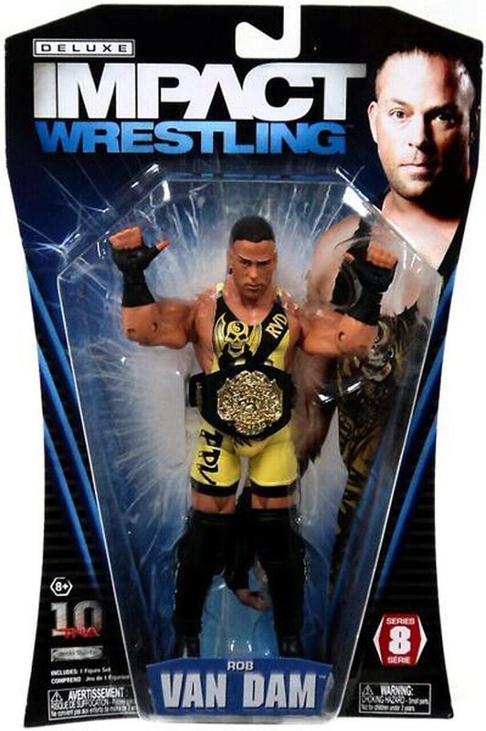 TNA/Impact Wrestling Jakks Pacific Deluxe Impact! 8 Rob Van Dam Action & Toy Figures PWcatalog