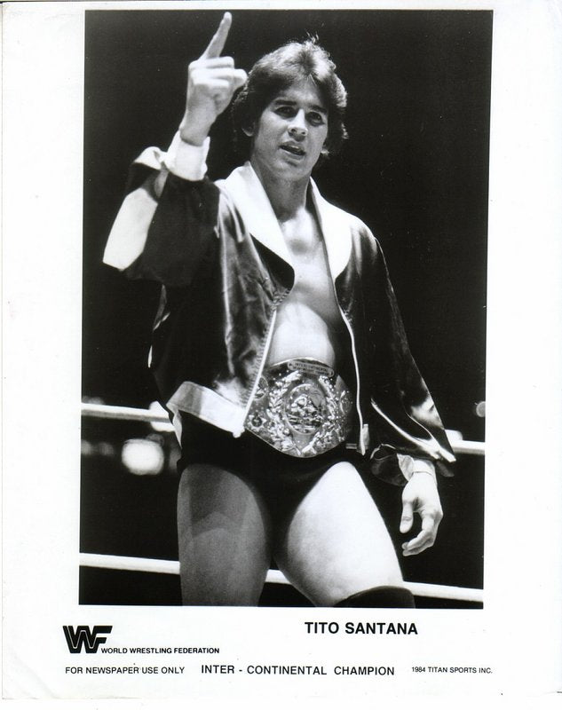 1984 WWF IC CHAMPION Tito Santana PWcatalog
