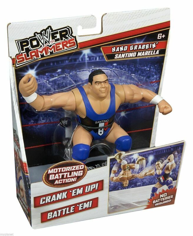 WWE Mattel Power Slammers 3 Hand Grabbin' Santino Marella Action & Toy Figures PWcatalog