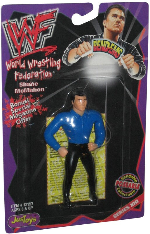 WWF Just Toys Bend-Ems 13 Shane McMahon Action & Toy Figures PWcatalog