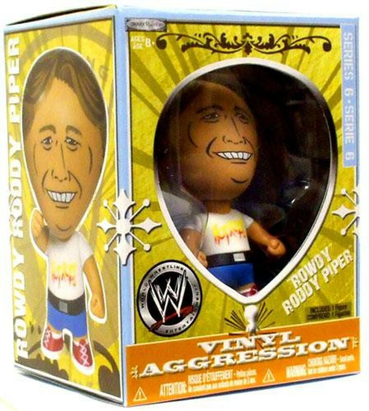 WWE Jakks Pacific Vinyl Aggression 6 "Rowdy" Roddy Piper Action & Toy Figures PWcatalog