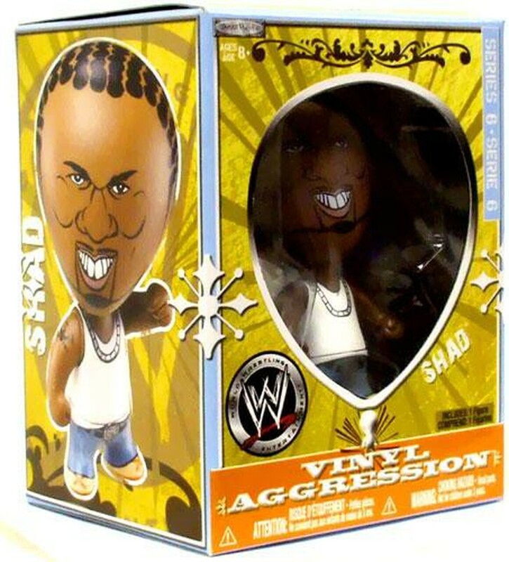 WWE Jakks Pacific Vinyl Aggression 6 Shad Action & Toy Figures PWcatalog