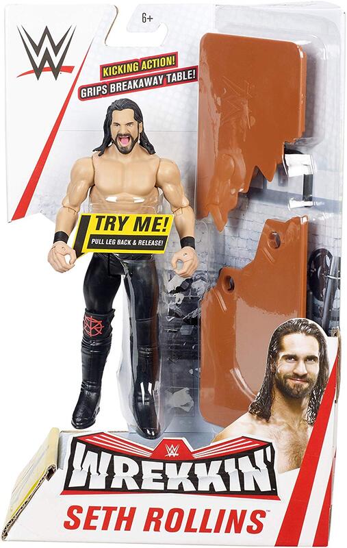 WWE Mattel Wrekkin' 1 Seth Rollins Action & Toy Figures PWcatalog