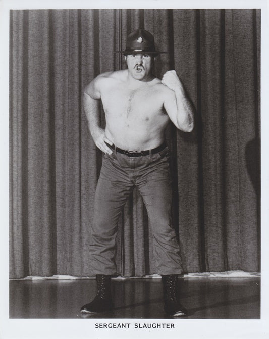 1980's NWA Sgt.Slaughter Promo Photo PWcatalog