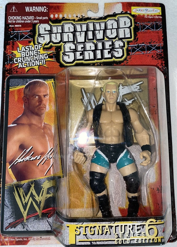 1999 WWF Jakks Pacific Signature Series 6 "Gold Edition" Hardcore Holly Action & Toy Figures PWcatalog