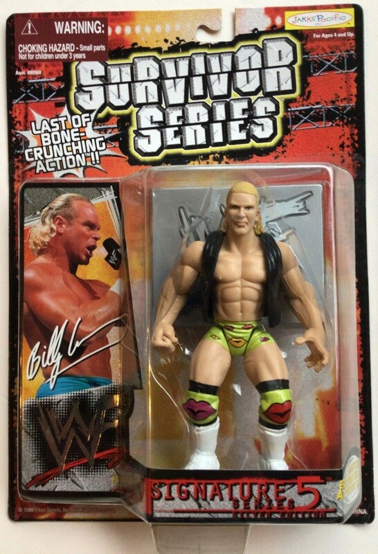 1999 WWF Jakks Pacific Signature Series 5 "Silver Edition" Billy Gunn Action & Toy Figures PWcatalog