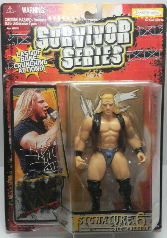 1999 WWF Jakks Pacific Signature Series 6 "Gold Edition" HHH Action & Toy Figures PWcatalog
