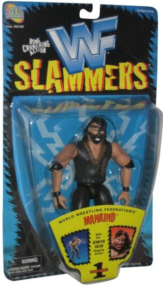 1998 WWF Jakks Pacific Slammers Series 1 Mankind Action & Toy Figures PWcatalog