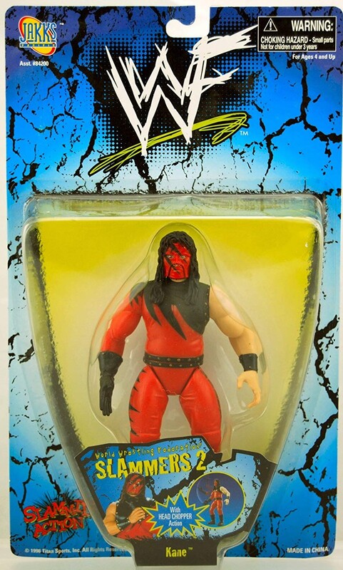 1998 WWF Jakks Pacific Slammers Series 2 Kane Action & Toy Figures PWcatalog