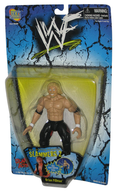 1998 WWF Jakks Pacific Slammers Series 2 Brian Pillman Action & Toy Figures PWcatalog